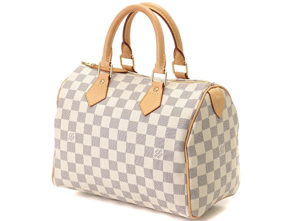 Louis Vuitton Speedy Azur Damier White